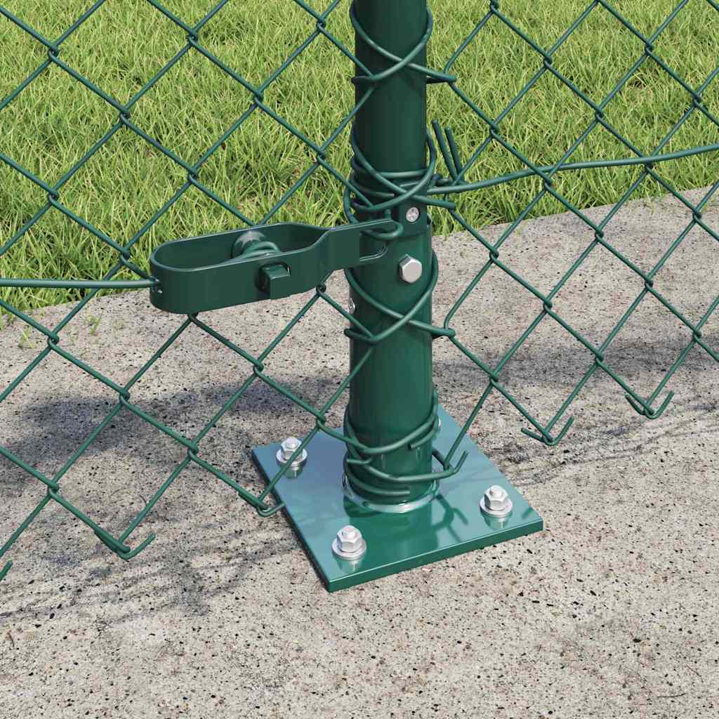 Fence Post Green 25 x 0.4 m (40 x 40 mm mesh) Steel and PVC