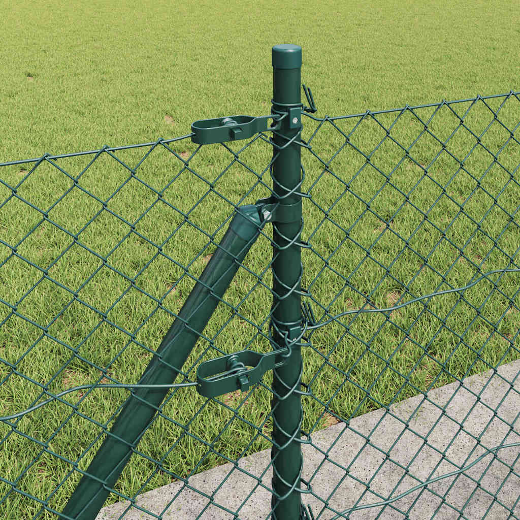 Fence Post Green 25 x 0.4 m (40 x 40 mm mesh) Steel and PVC