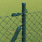 Fence Post Green 25 x 1 m (40 x 40 mm mesh) Steel and PVC