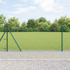 Fence Post Green 25 x 1 m (40 x 40 mm mesh) Steel and PVC