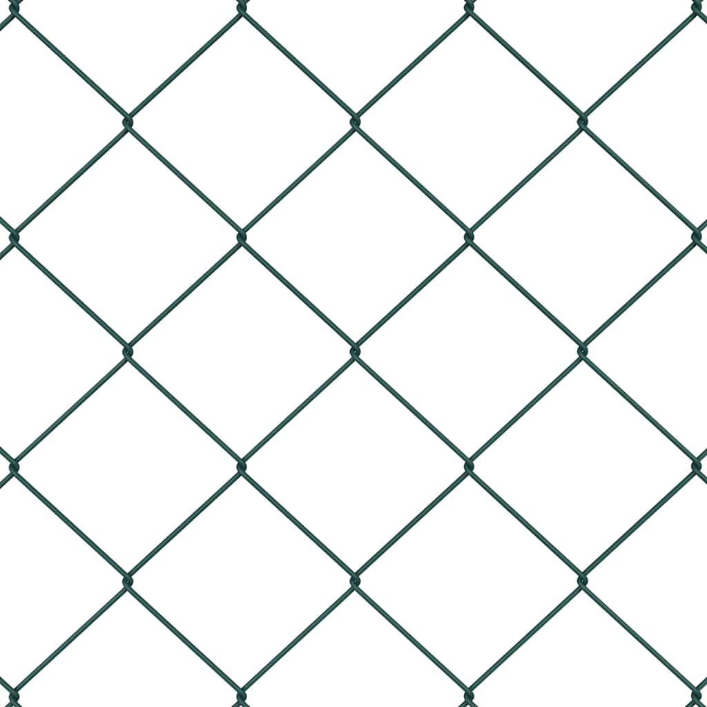 Fence Post Green 25 x 0.4 m (60 x 60 mm mesh) Steel and PVC