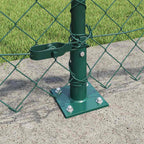 Fence Post Green 25 x 0.6 m (60 x 60 mm mesh) Steel and PVC