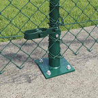Fence Post Green 25 x 1.2 m (60 x 60 mm mesh) Steel and PVC