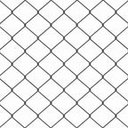 Fence Post Grey 25 x 0.6 m (40 x 40 mm mesh) Steel and PVC