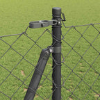 Fence Post Grey 25 x 1.2 m (60 x 60 mm mesh) Steel and PVC