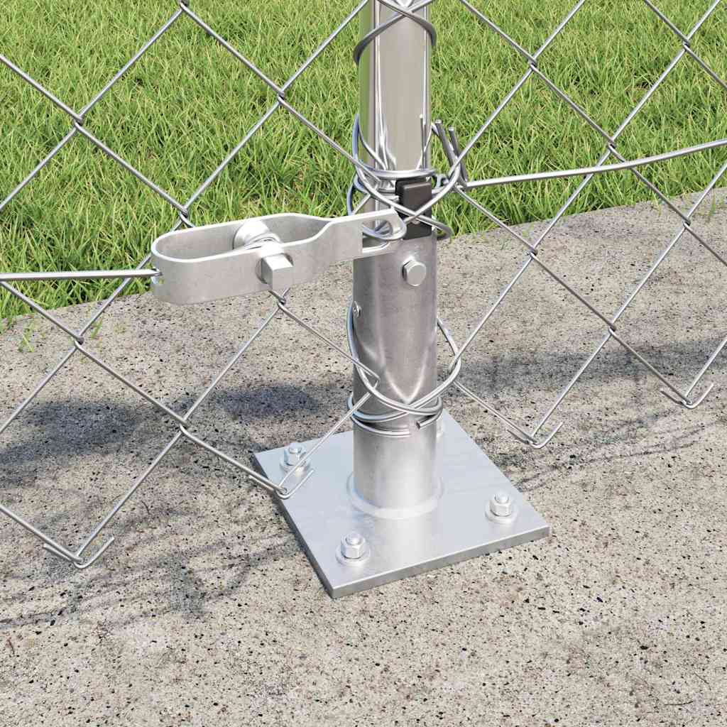 Fence Post Silver 10 x 0.6 m (60 x 60 mm mesh) Steel