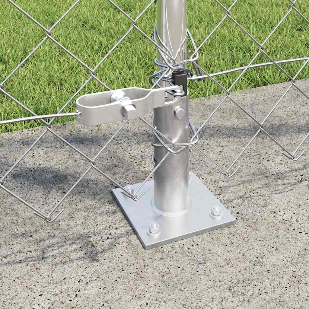 Fence Post Silver 10 x 1.2 m (60 x 60 mm mesh) Steel