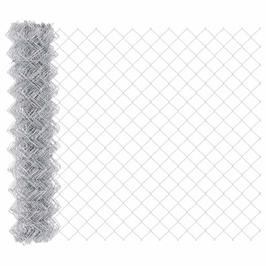 Fence Post Silver 10 x 1.2 m (60 x 60 mm mesh) Steel