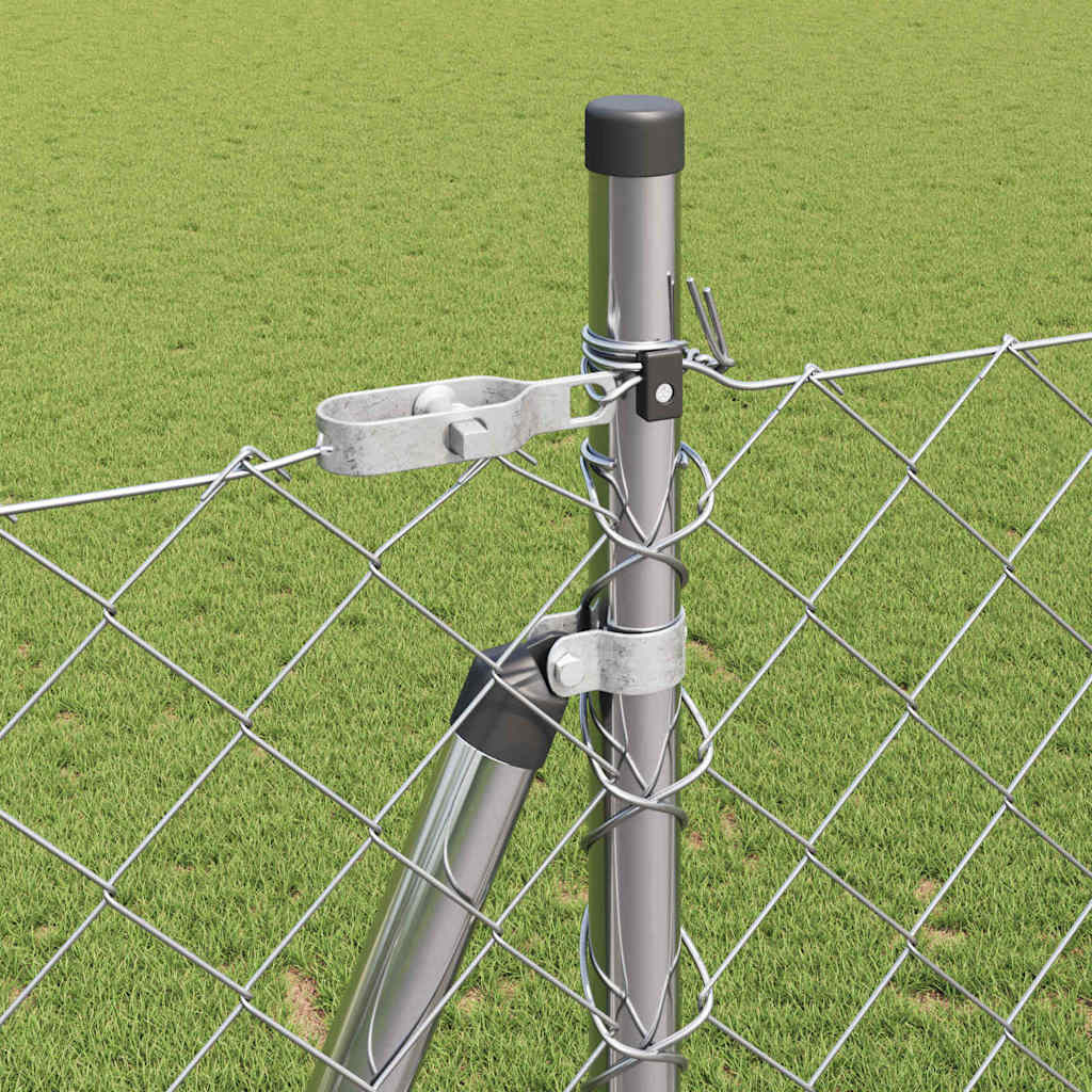 Fence Post Silver 10 x 1.4 m (60 x 60 mm mesh) Steel