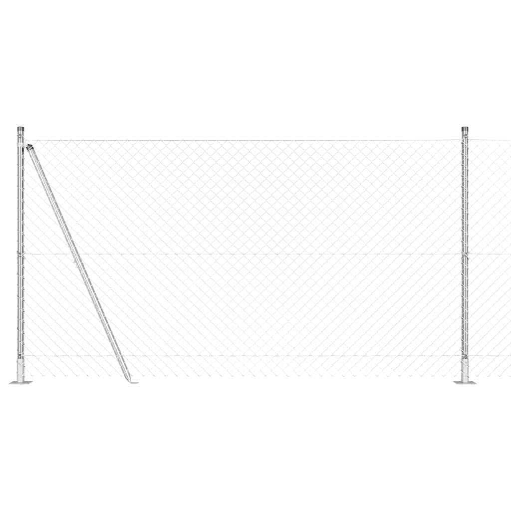 Fence Post Silver 25 x 1.2 m (60 x 60 mm mesh) Steel