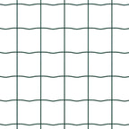 Fence with Posts Green 1.2 x 10 m Steel