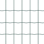 Fence with Post Green 0.4 x 10 m Steel and PVC