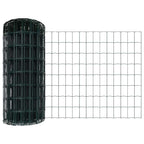 Fence with Post Green 0.6 x 10 m Steel and PVC