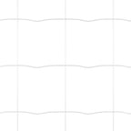 Fence with Post Silver 0.6 x 10 m Steel and PVC