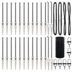 Fence with Post Grey 0.4 x 50 m Steel and PVC