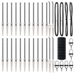 Fence with Post Grey 0.4 x 50 m Steel and PVC