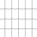 Fence with Posts Grey 1.6 x 10 m Steel