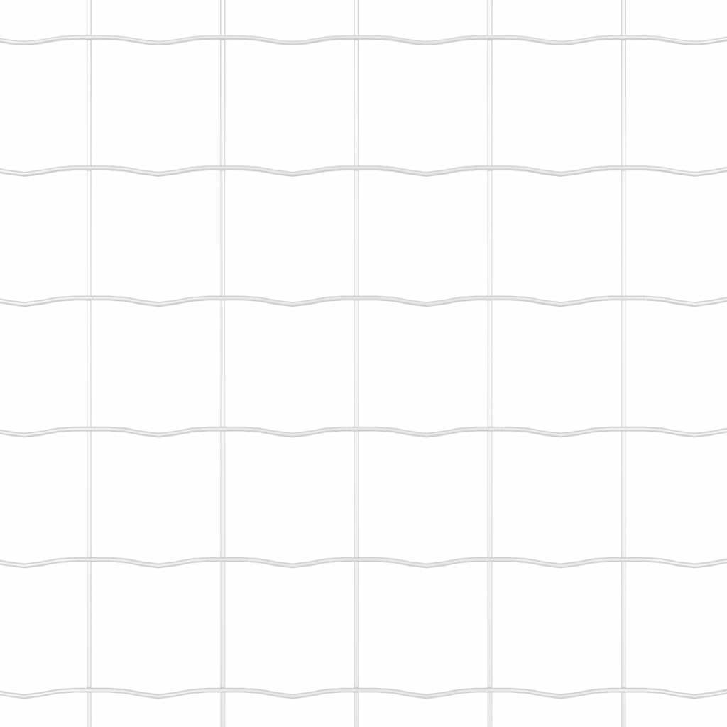 Fence with Posts Silver 1.5 x 10 m Steel