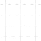 Fence with Post Silver 1 x 10 m Steel