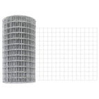 Fence with Post Silver 0.4 x 25 m Steel