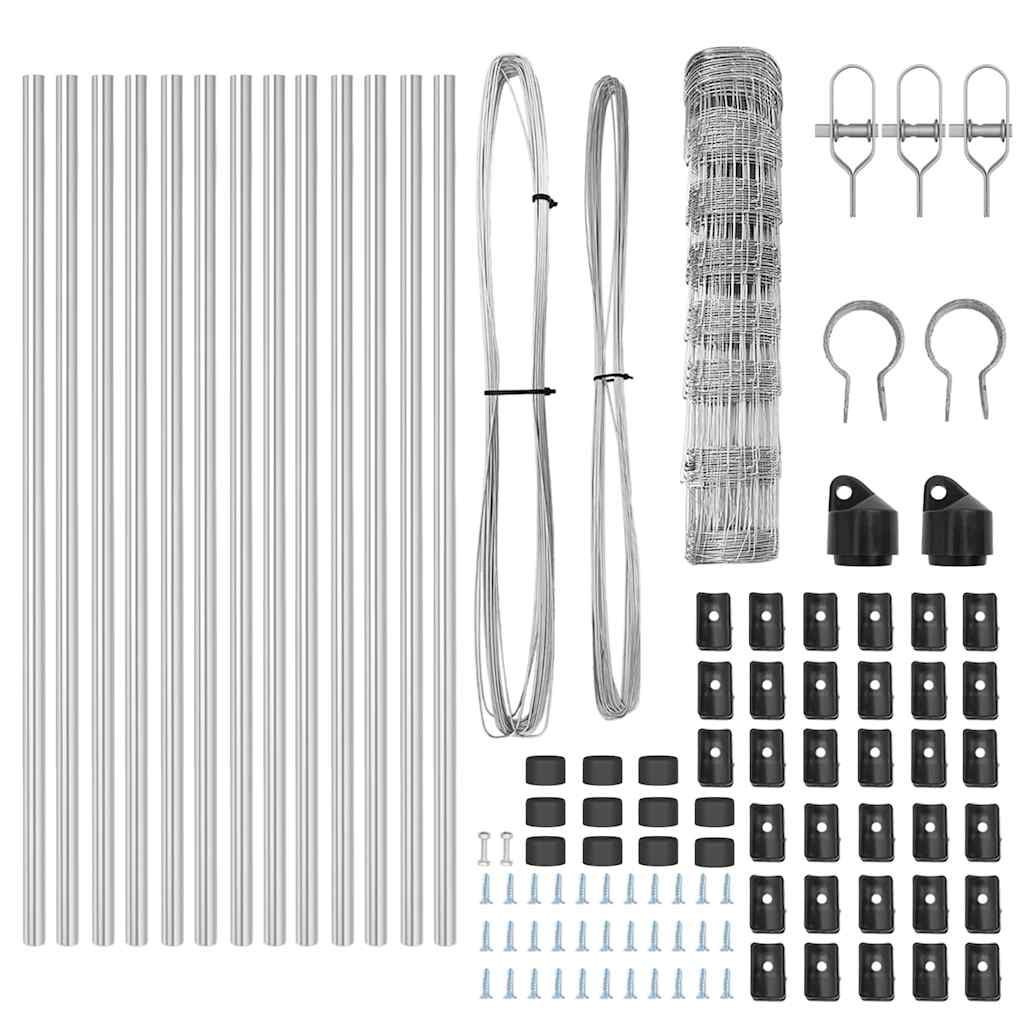 Fence Post Galvanized 25 x 0.8 m Steel