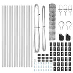 Fence Post Galvanized 25 x 0.8 m Steel