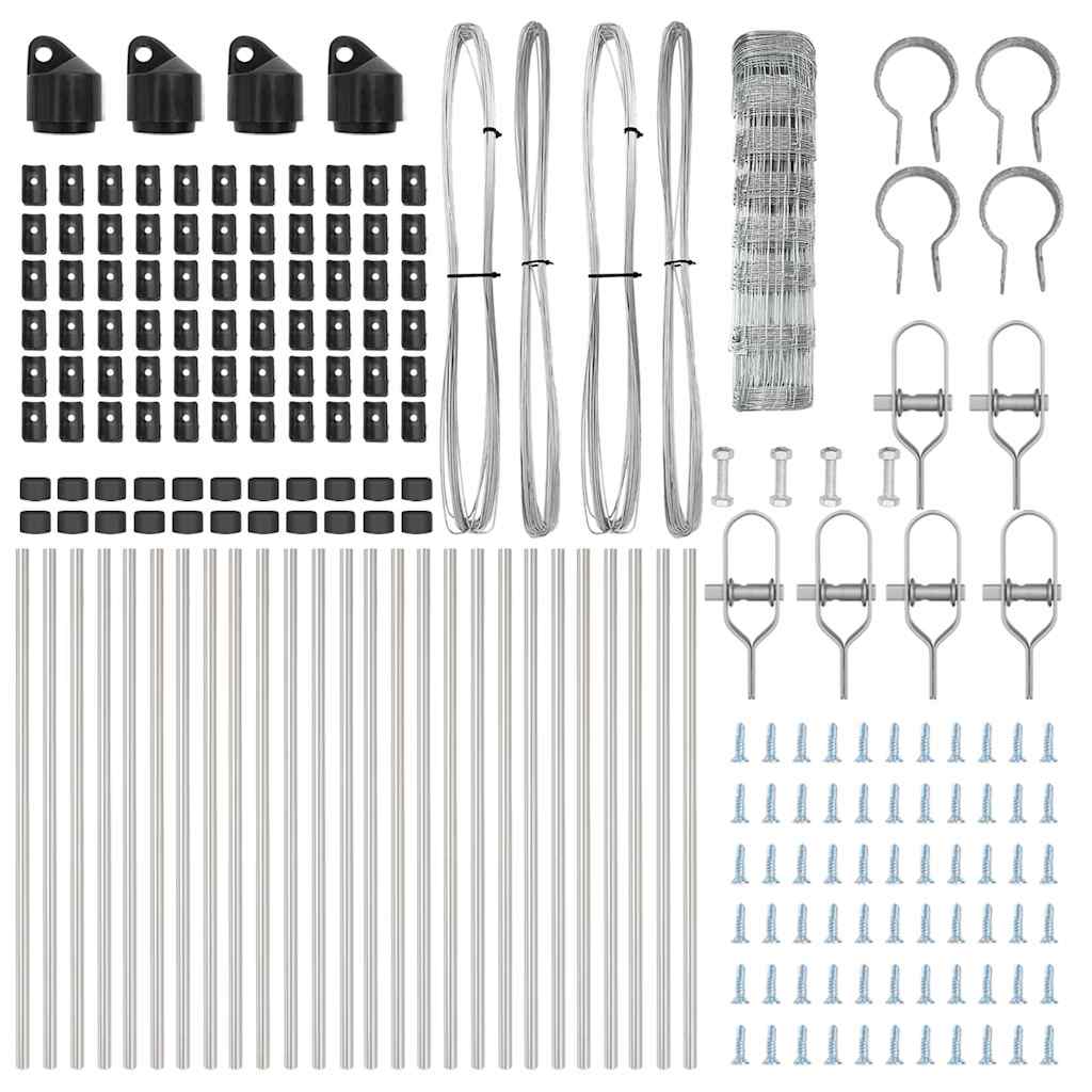 Fence Post Galvanized 50 x 0.8 m Steel