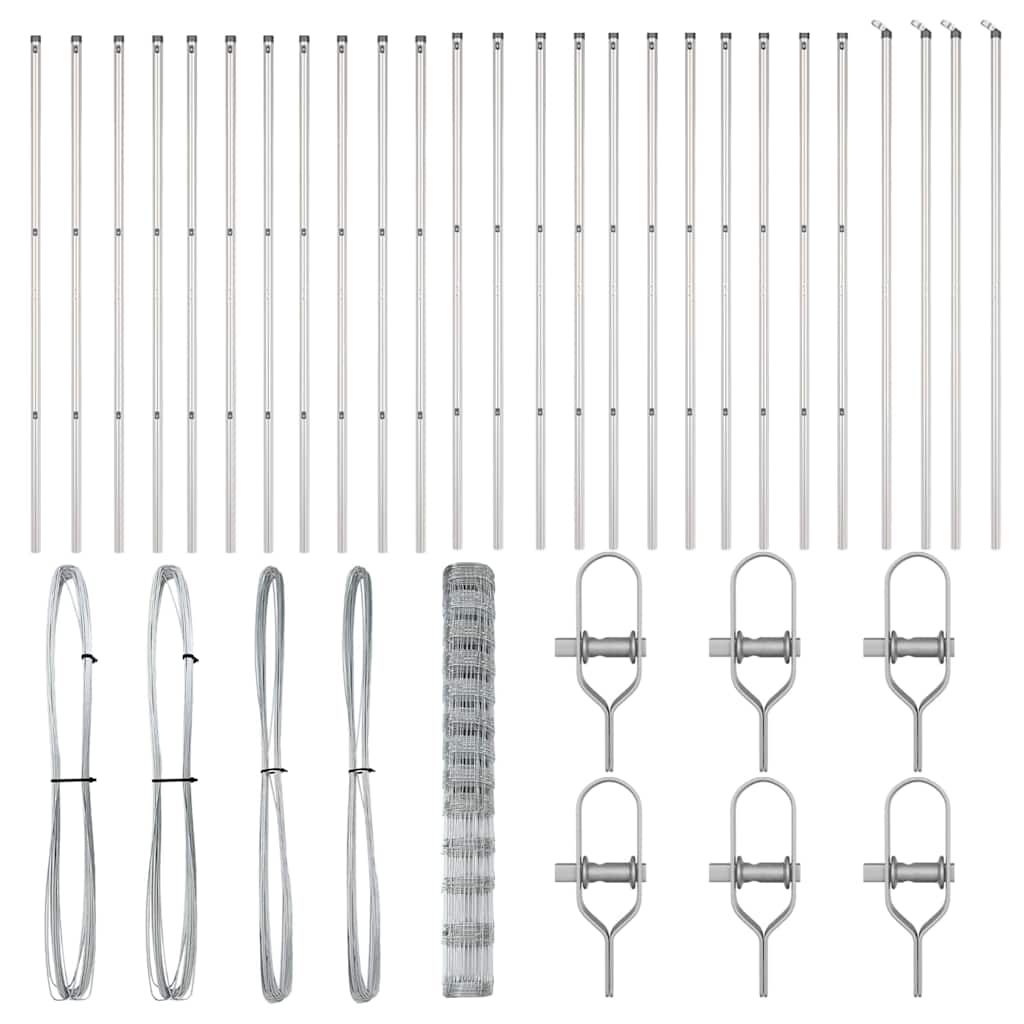 Fence Post Galvanized 50 x 1.5 m Steel