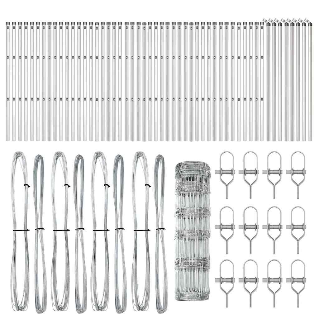 Fence Post Galvanized 100 x 0.8 m Steel