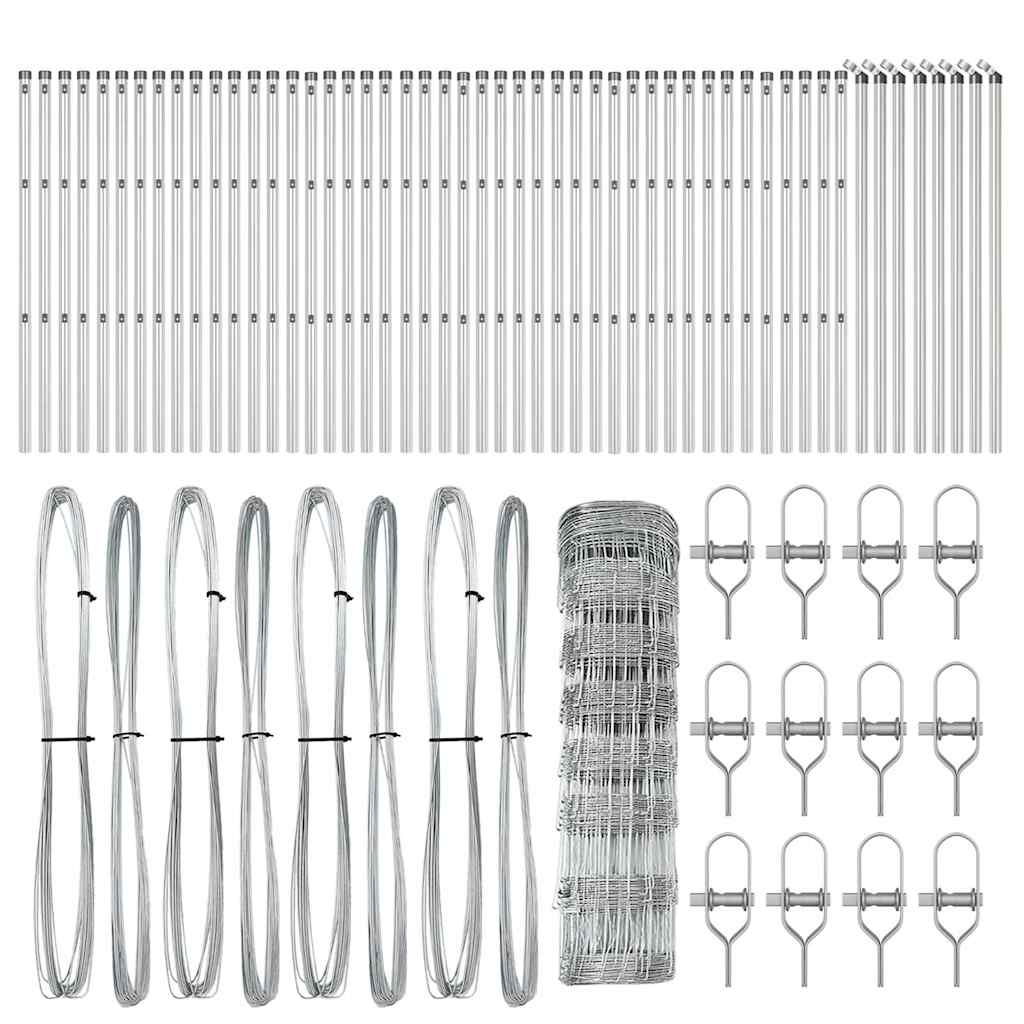 Fence Post Galvanized 100 x 0.8 m Steel