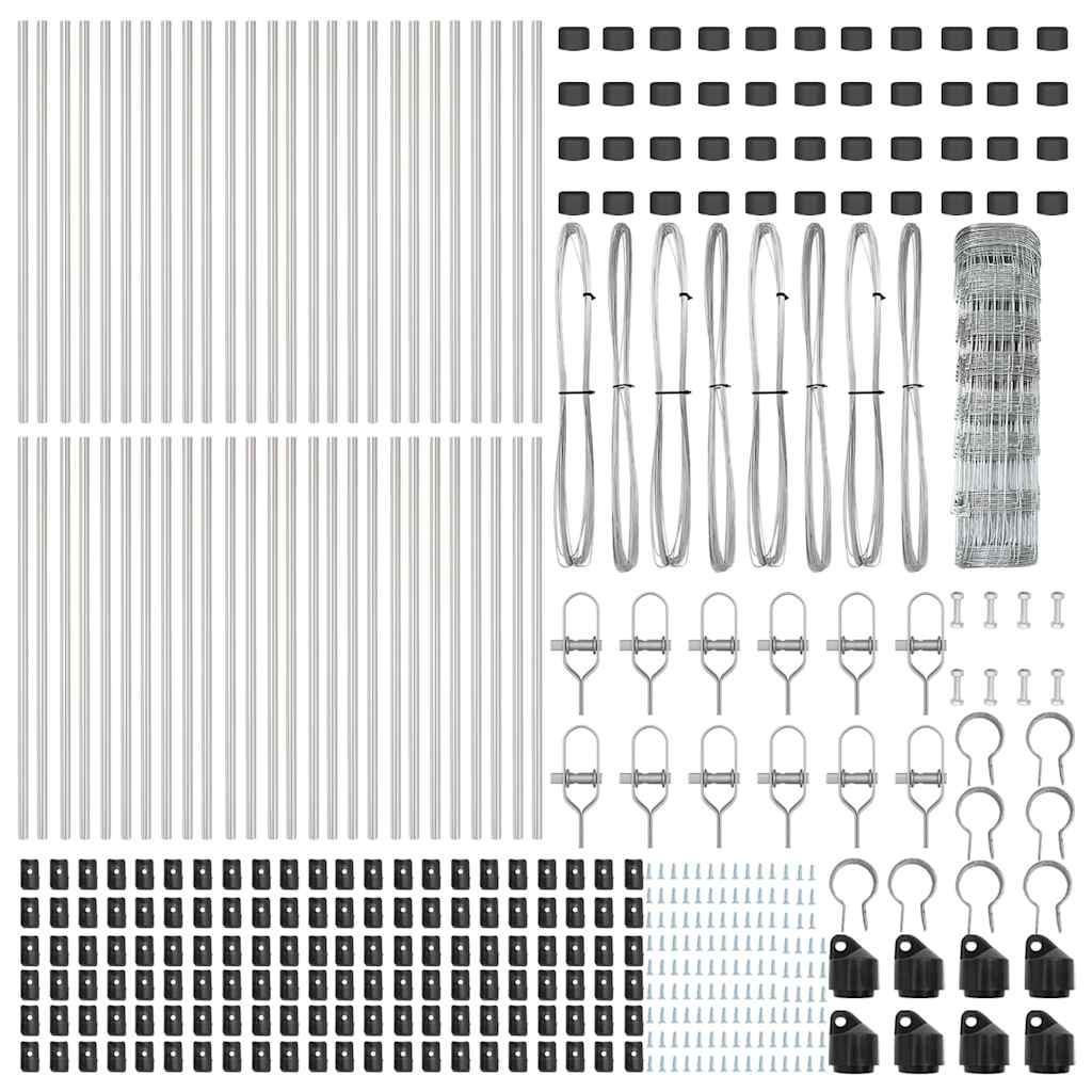 Fence Post Galvanized 100 x 0.8 m Steel