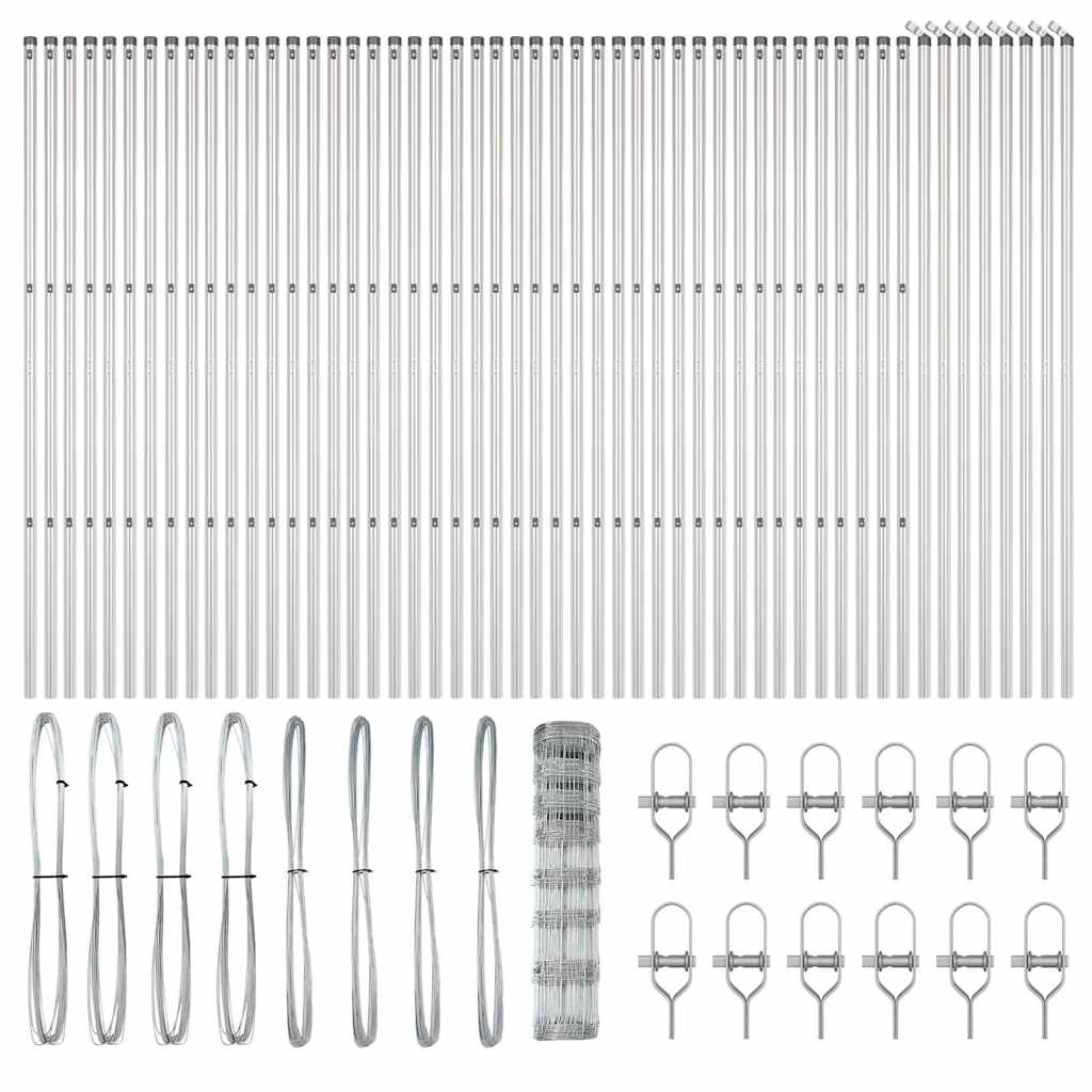 Fence Post Galvanized 100 x 1 m Steel