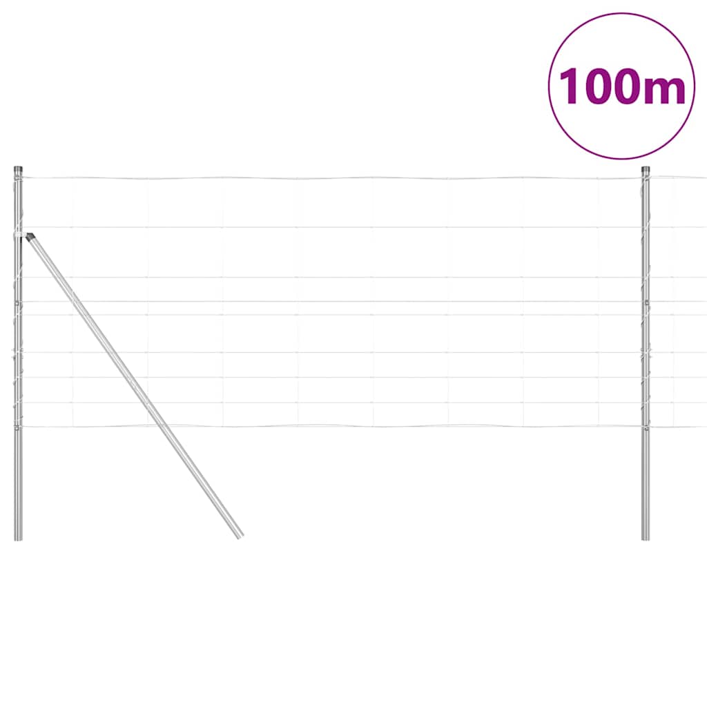 Fence Post Galvanized 100 x 1 m Steel