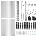 Fence Post Galvanized 25 x 0.8 m Steel