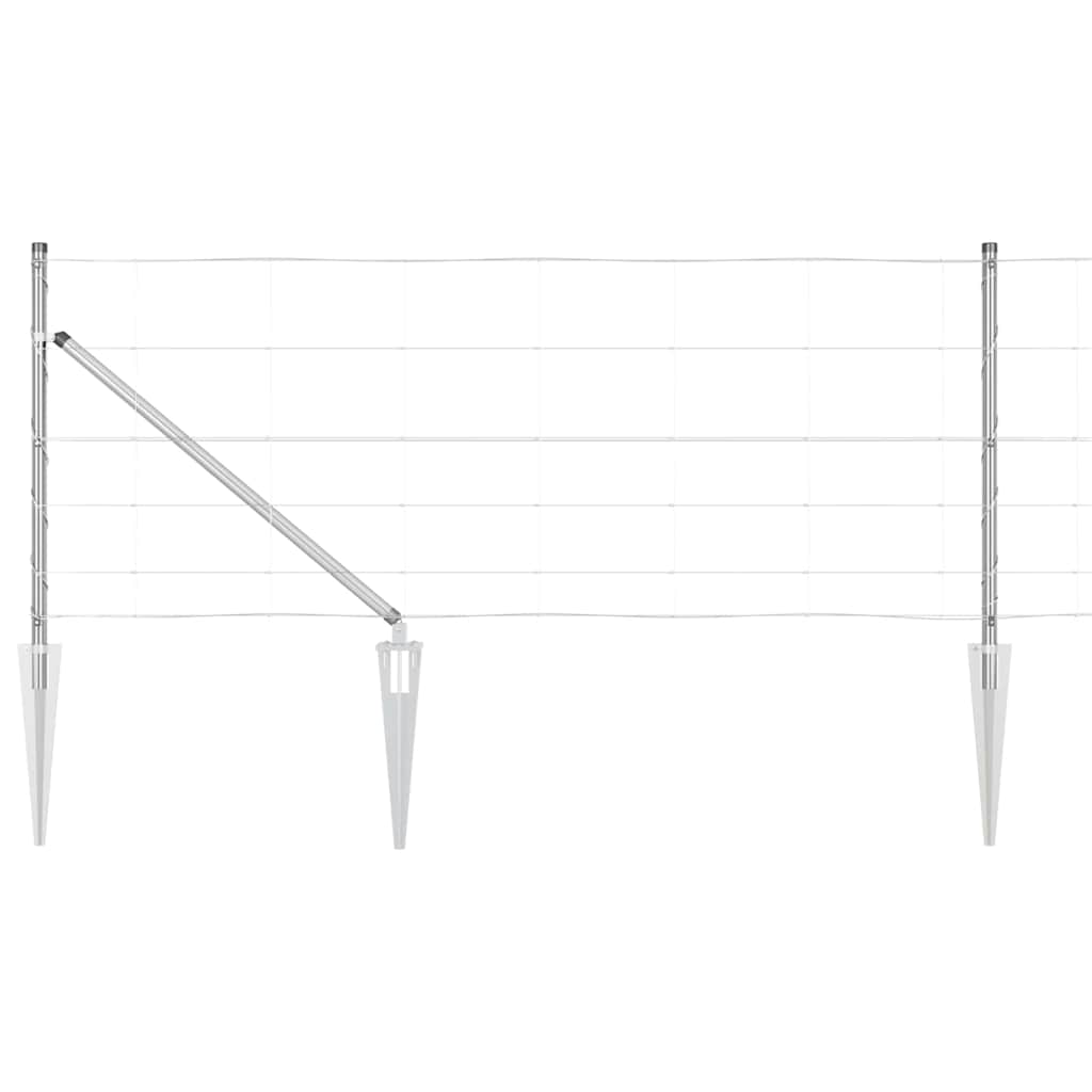 Fence Post Galvanized 25 x 0.8 m Steel