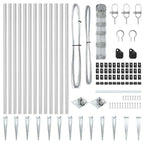 Fence Post Galvanized 25 x 0.8 m Steel