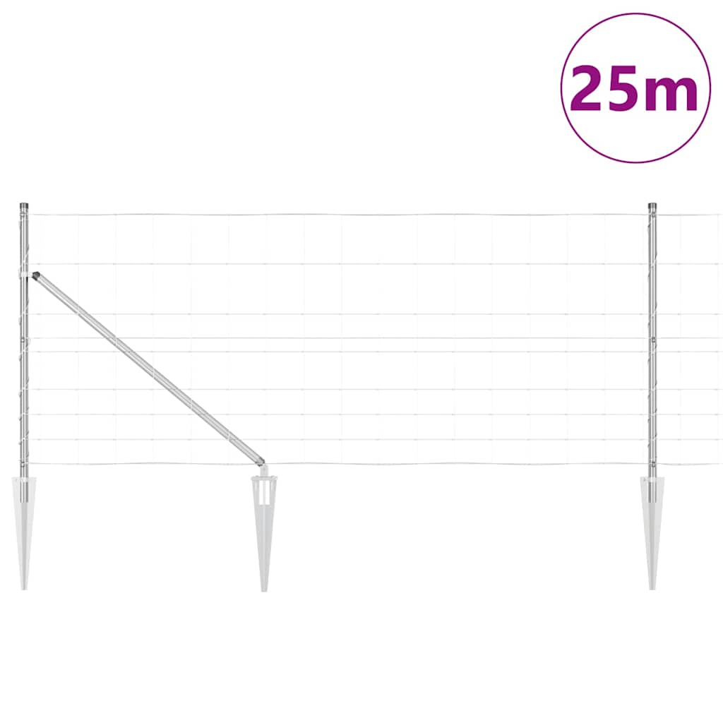 Fence Post Galvanized 25 x 1 m Steel