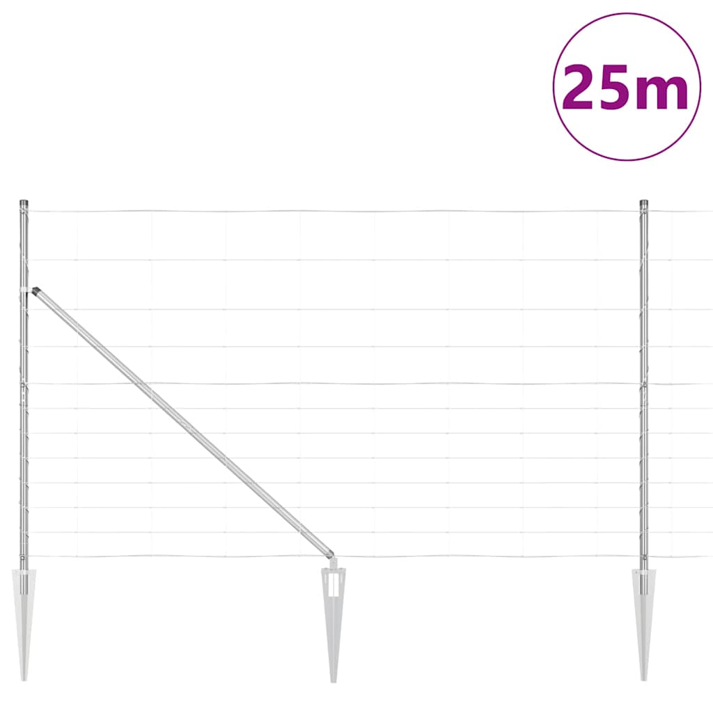 Fence Post Galvanized 25 x 1.4 m Steel