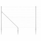 Fence Post Galvanized 25 x 1.5 m Steel