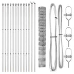 Fence Post Galvanized 50 x 0.8 m Steel