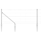 Fence Post Galvanized 50 x 0.8 m Steel