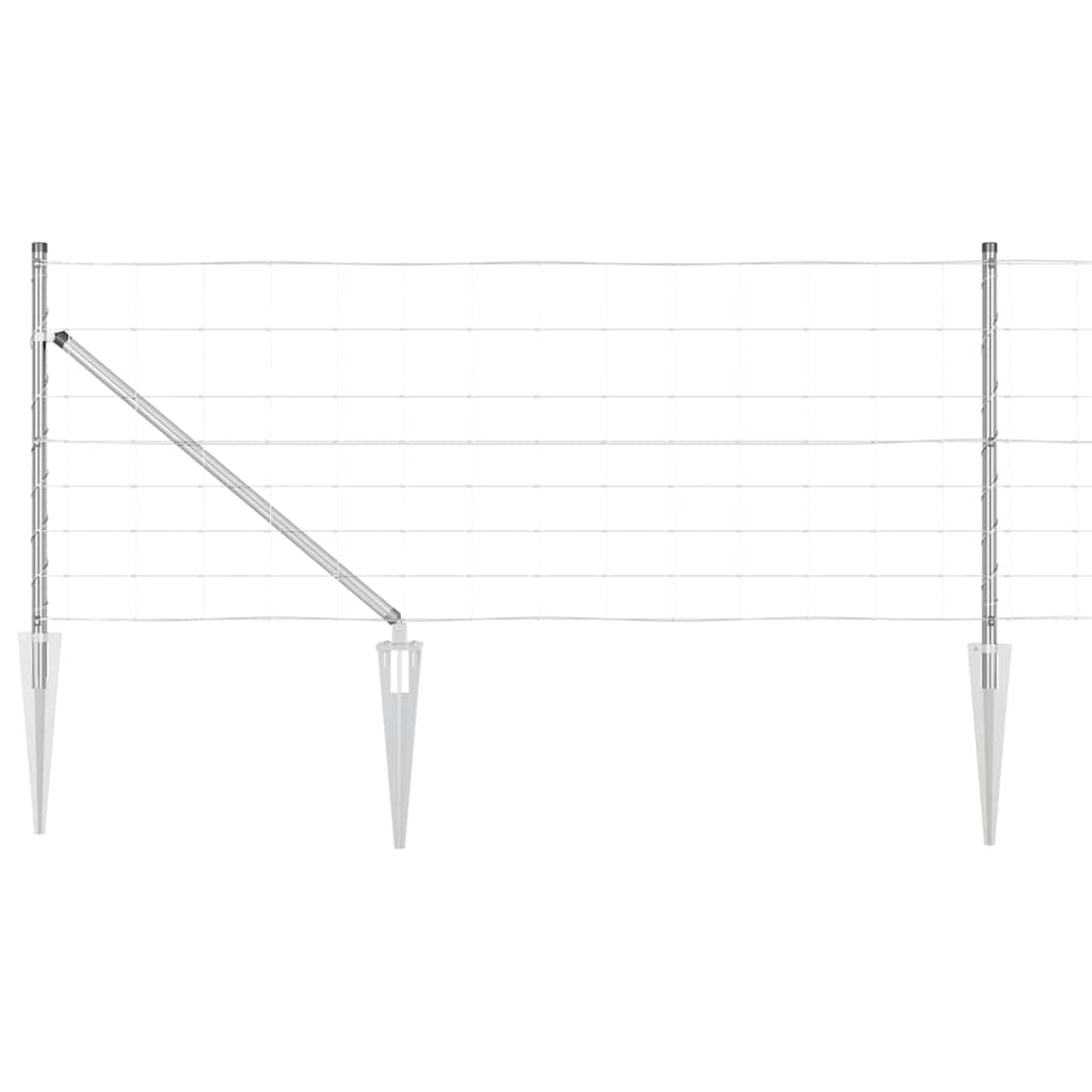 Fence Post Galvanized 50 x 0.8 m Steel