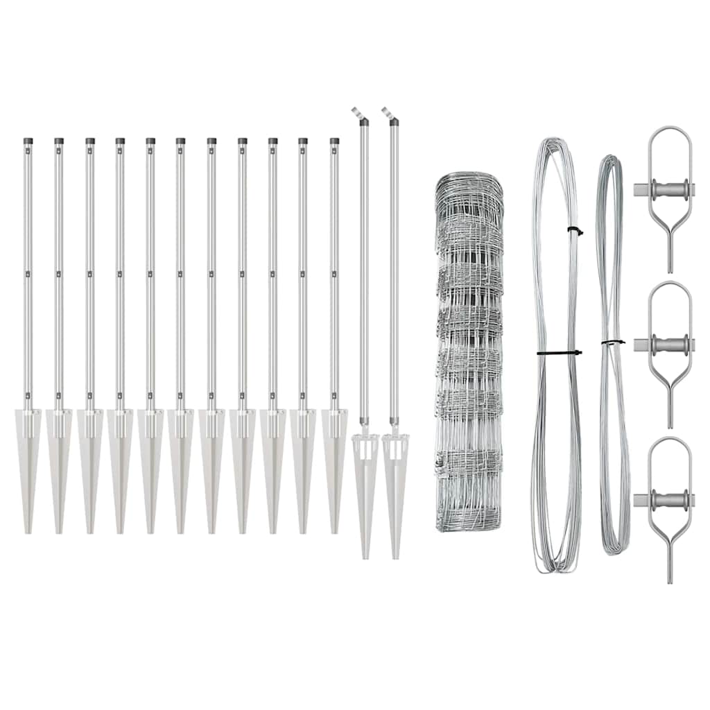 Fence Post Galvanized 50 x 0.8 m Steel