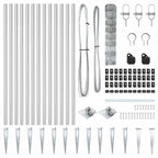 Fence Post Galvanized 50 x 0.8 m Steel