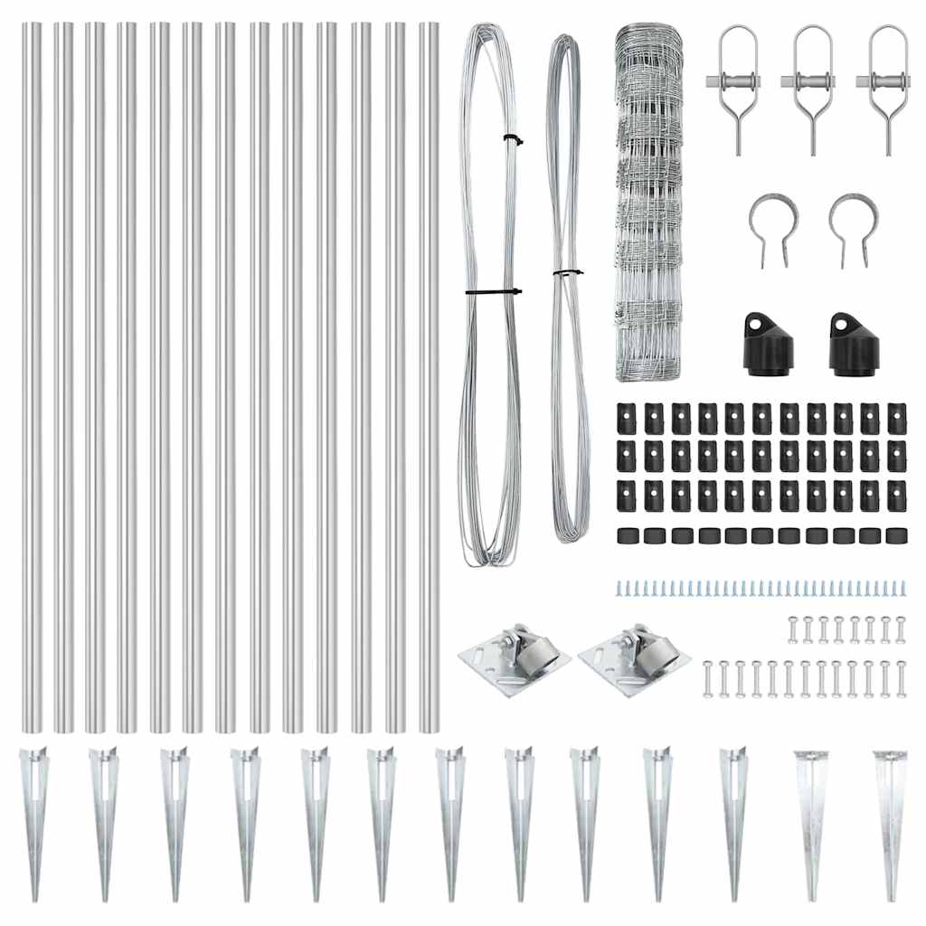 Fence Post Galvanized 50 x 0.8 m Steel