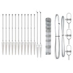 Fence Post Galvanized 50 x 1 m Steel