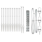 Fence Post Galvanized 50 x 1 m Steel