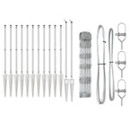 Fence Post Galvanized 100 x 0.8 m Steel