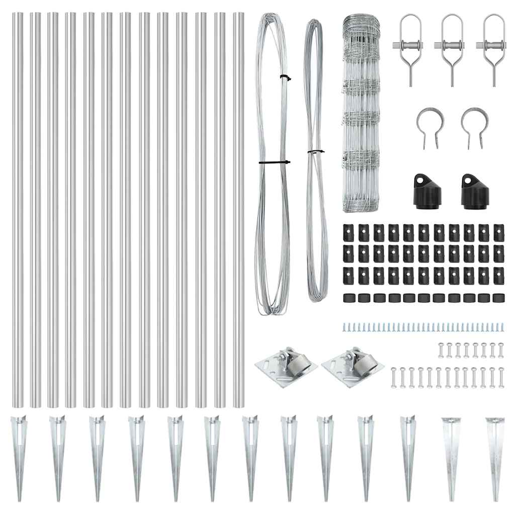 Fence Post Galvanized 100 x 0.8 m Steel