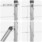 Fence Post Galvanized 100 x 1 m Steel